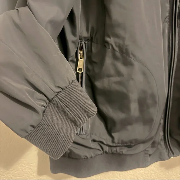 Nordstrom Navy Windbreaker Jacket with Stand-Up Collar - Picture 5 of 15